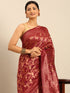Deeva Sarees Magenta Cotton Saree